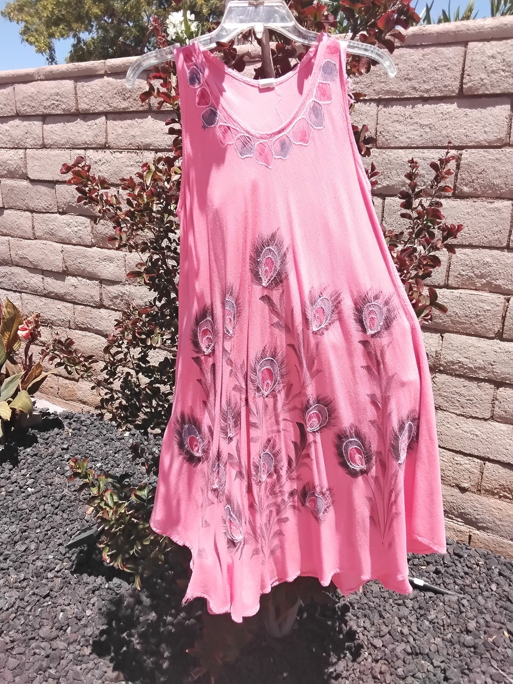 Seven7 Pink Floral Print Midi Dress